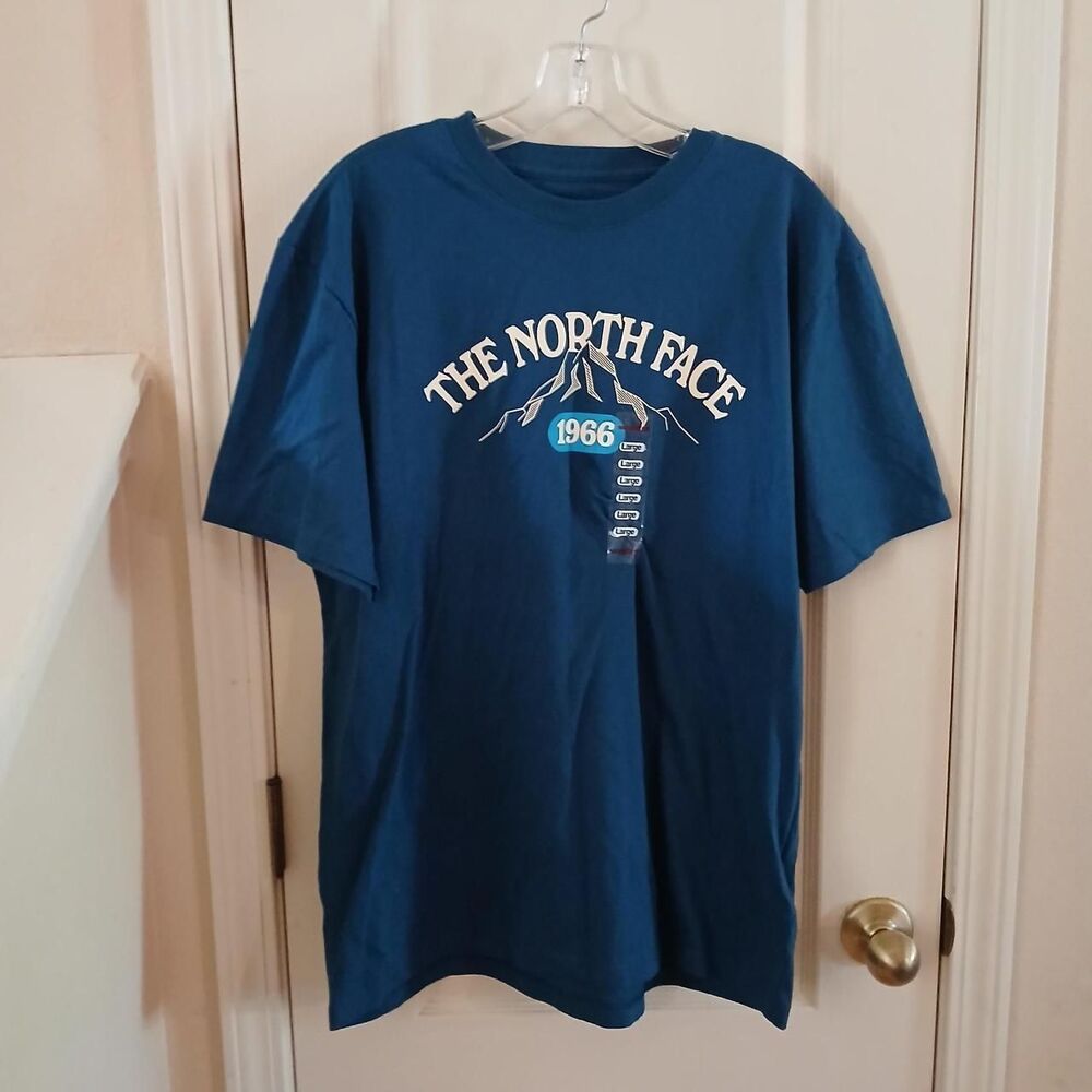 NWT The North Face Blue Midnight Patrol Varsity Tee, Men's Size Large Gorpcore